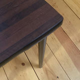 MCM Small Square Wooden Table - thumbnail 4 of 4