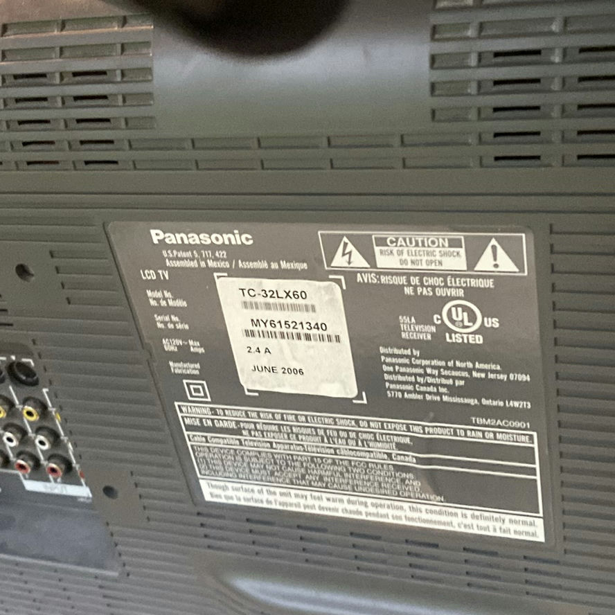 Panasonic TC-32LX60 LCD Television - image 4 of 4