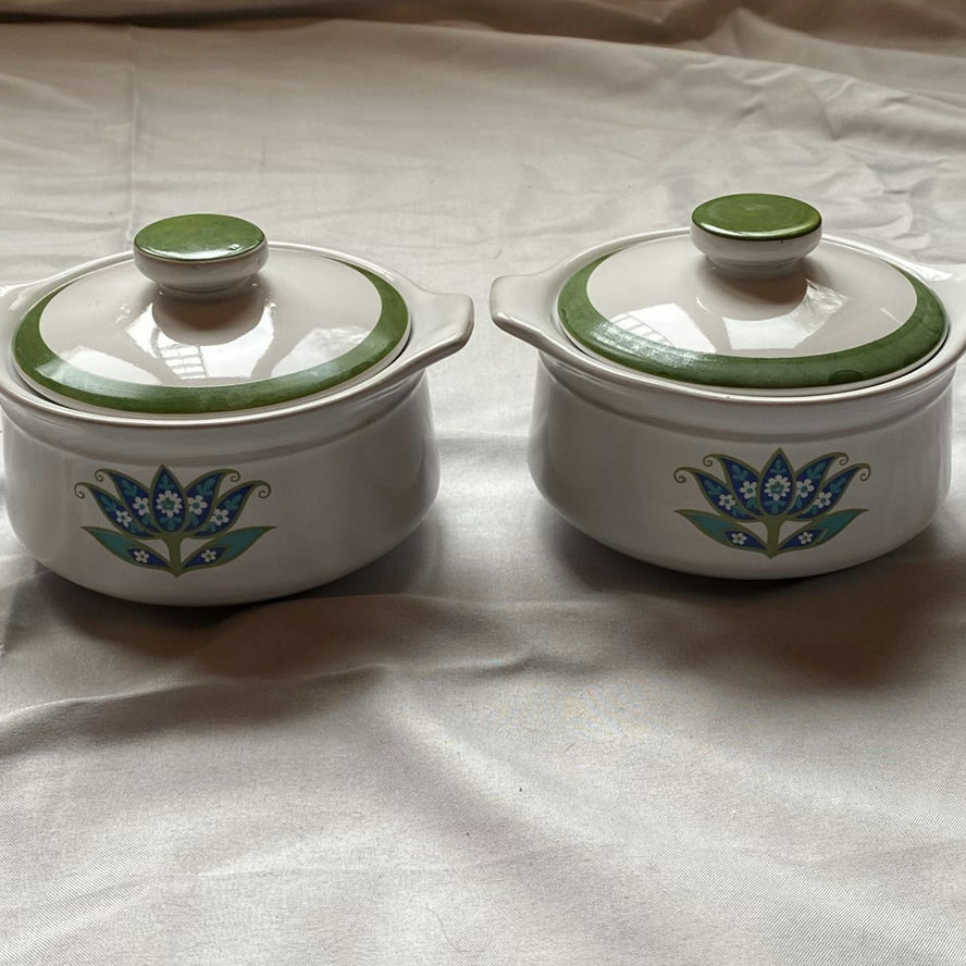 Two Flair by JG Ceramic Lidded Casserole Dishes - image 4 of 4