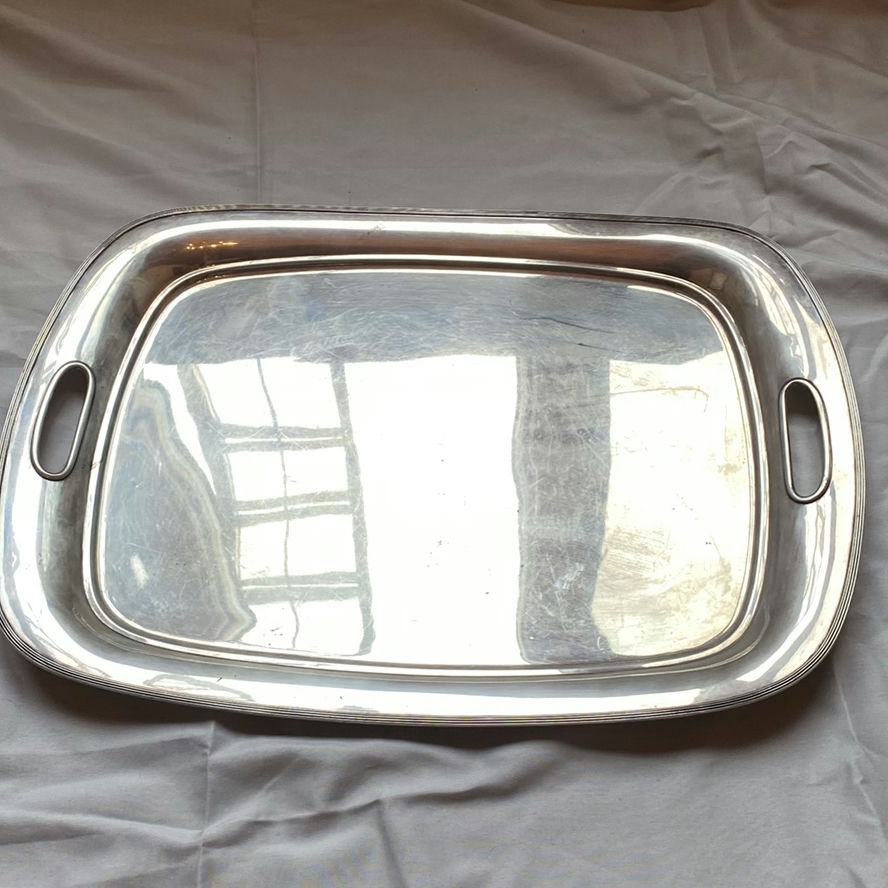 Rectangular Serving Tray and Scalloped Bowl - image 2 of 3