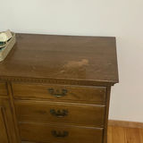 Wood Bedroom Furniture Set with Dressers, Mirror, and Nightstands - thumbnail 7 of 12