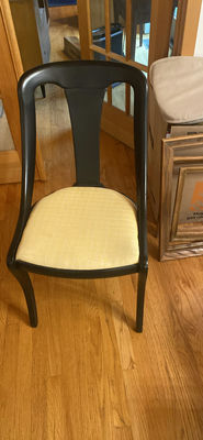 Black Wood Chair - Image 1 of 5
