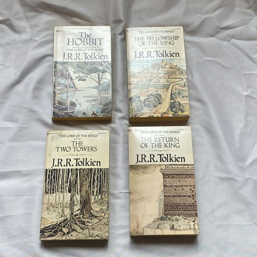 J.R.R. Tolkien Four-Book Paperback Set With Gold leaf Slipcase - image 5 of 6