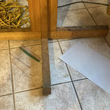Round Wooden Pedestal Table and Wooden Chair - thumbnail 4 of 5