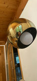 Brass Floor Lamp with Adjustable Gooseneck Shade - thumbnail 3 of 4