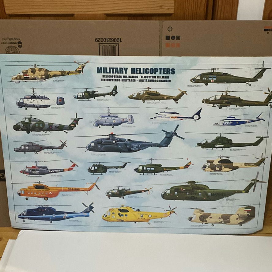 Military Aircraft Illustrated Posters Collection - image 4 of 4