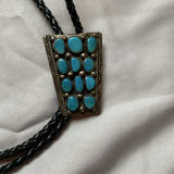 Turquoise Navajo Style Bolo Tie - thumbnail 2 of 4