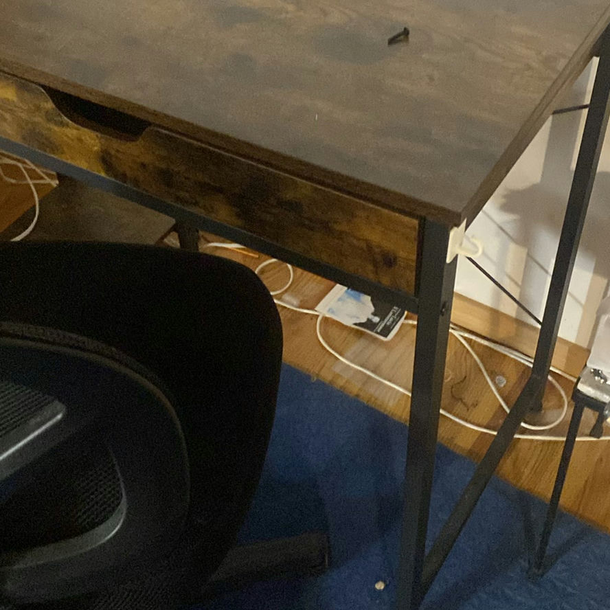 Wood Laminate Desk W Chair - image 3 of 4