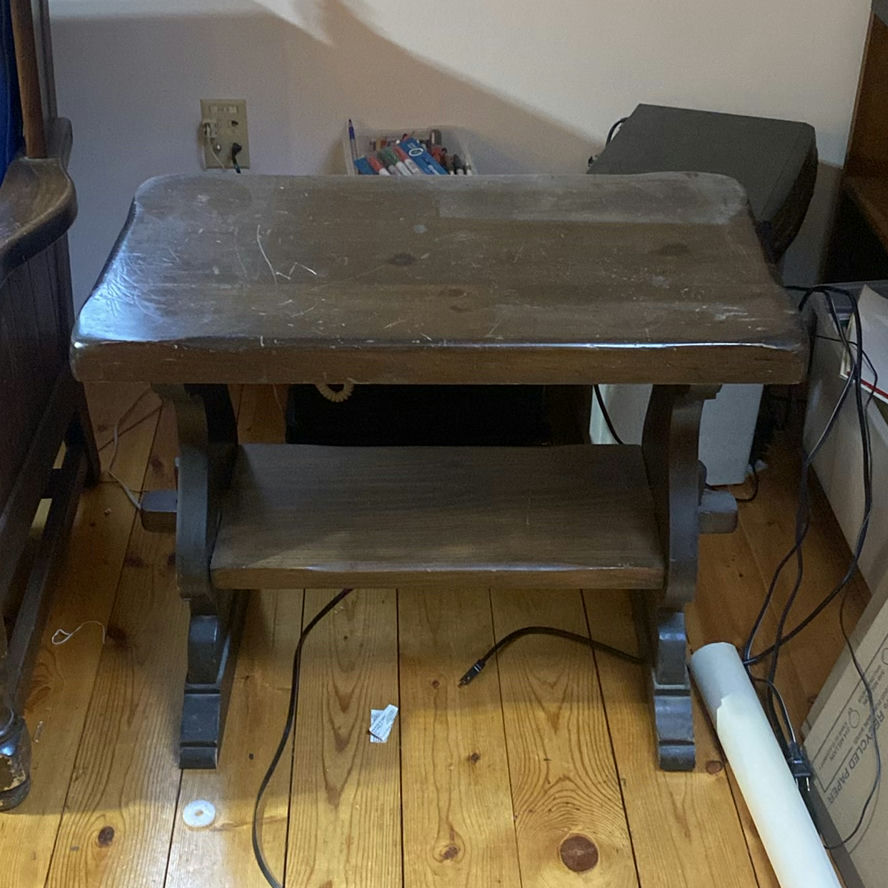 Wood Table - image 1 of 4