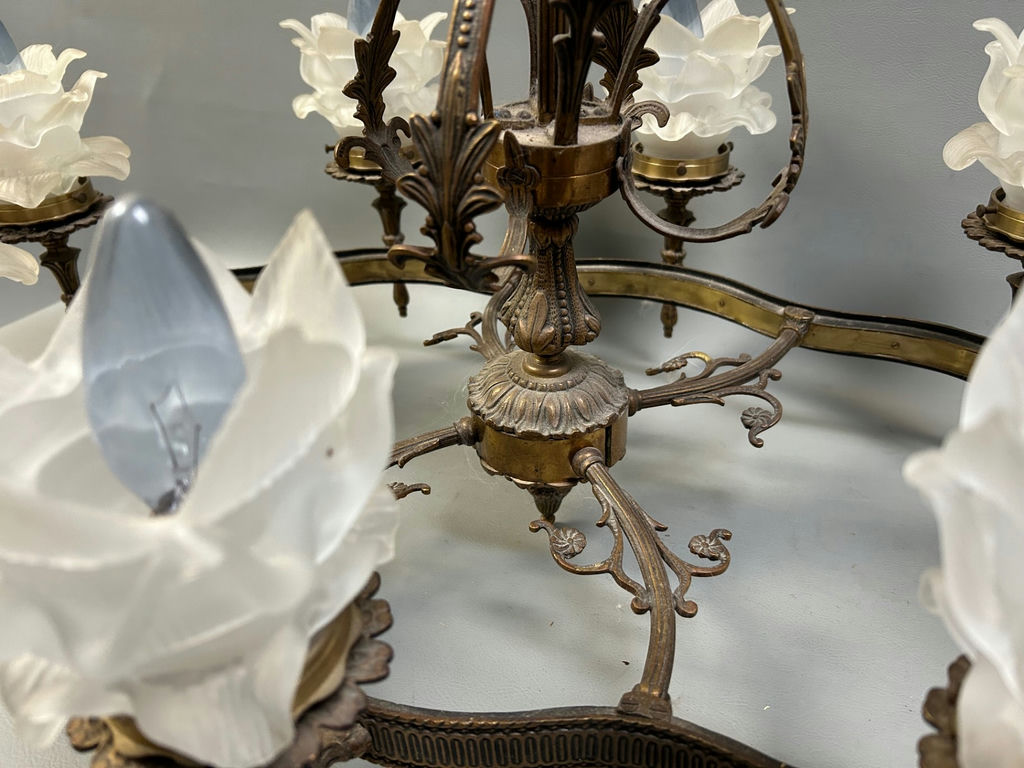 Brass Chandelier Hanging - image 8 of 12