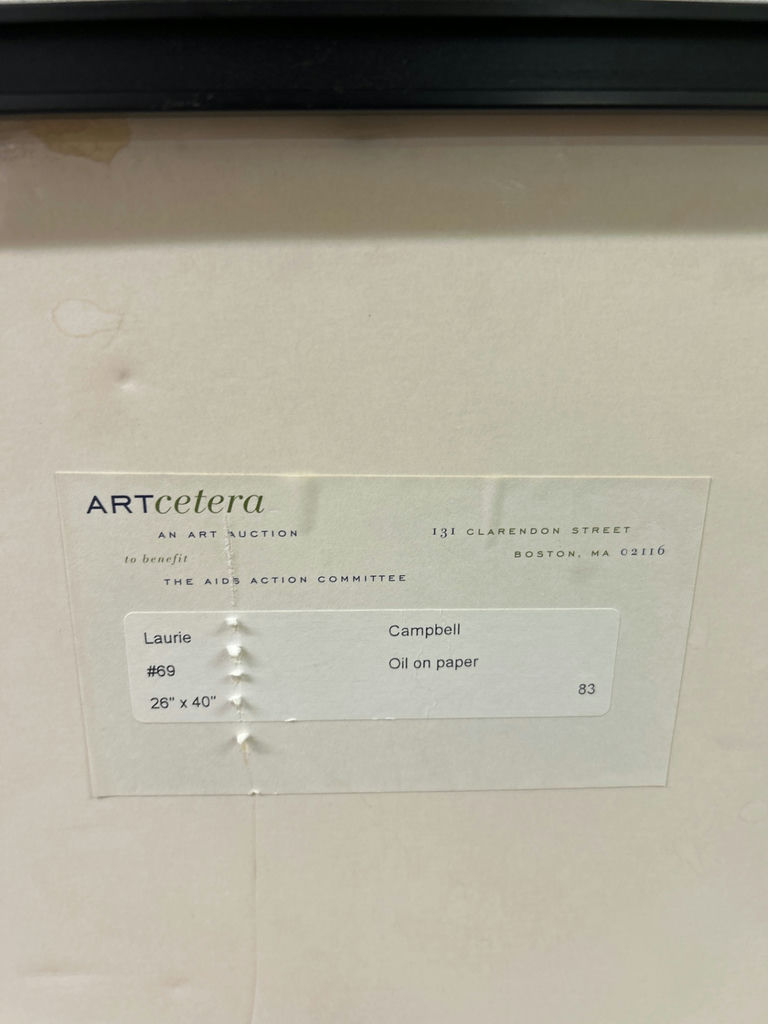 Laurie Campbell Abstract Oil on Paper  - image 5 of 5