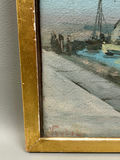 Signed Acrylic Nautical Painting on Paper - thumbnail 2 of 6