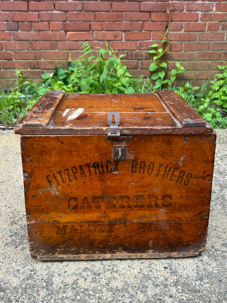  Fitzpatrick Bros. Shipping Crate Malden Mass - image 1 of 7