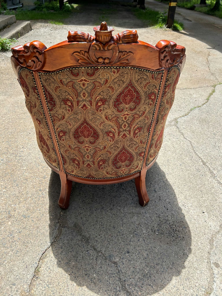 Gentleman Upholstered Armchair by Toscano  - image 6 of 6