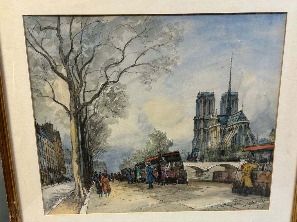 Signed Impressionist Art Lithographs - image 10 of 13