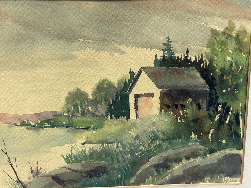 Signed Phil Brockway Watercolor Painting  - image 6 of 6