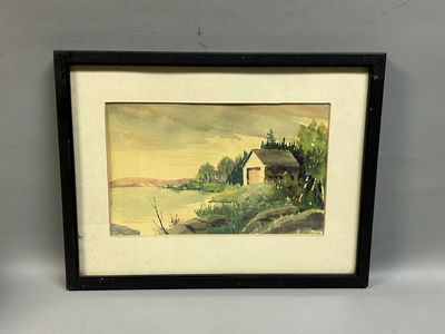 Signed Phil Brockway Watercolor Painting  - Image 1 of 6
