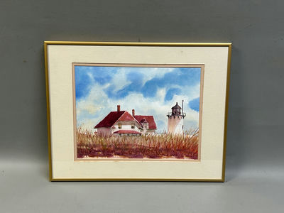 Signed Brian Larkin Watercolor Painting  - Image 1 of 6