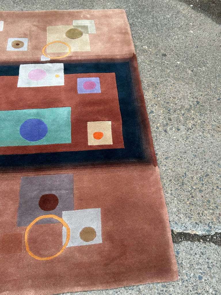 MCM Art Deco Rug  - image 8 of 9