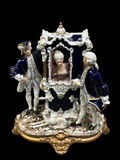 Royal Dux Porcelain Chair Carriage Large  - thumbnail 1 of 9