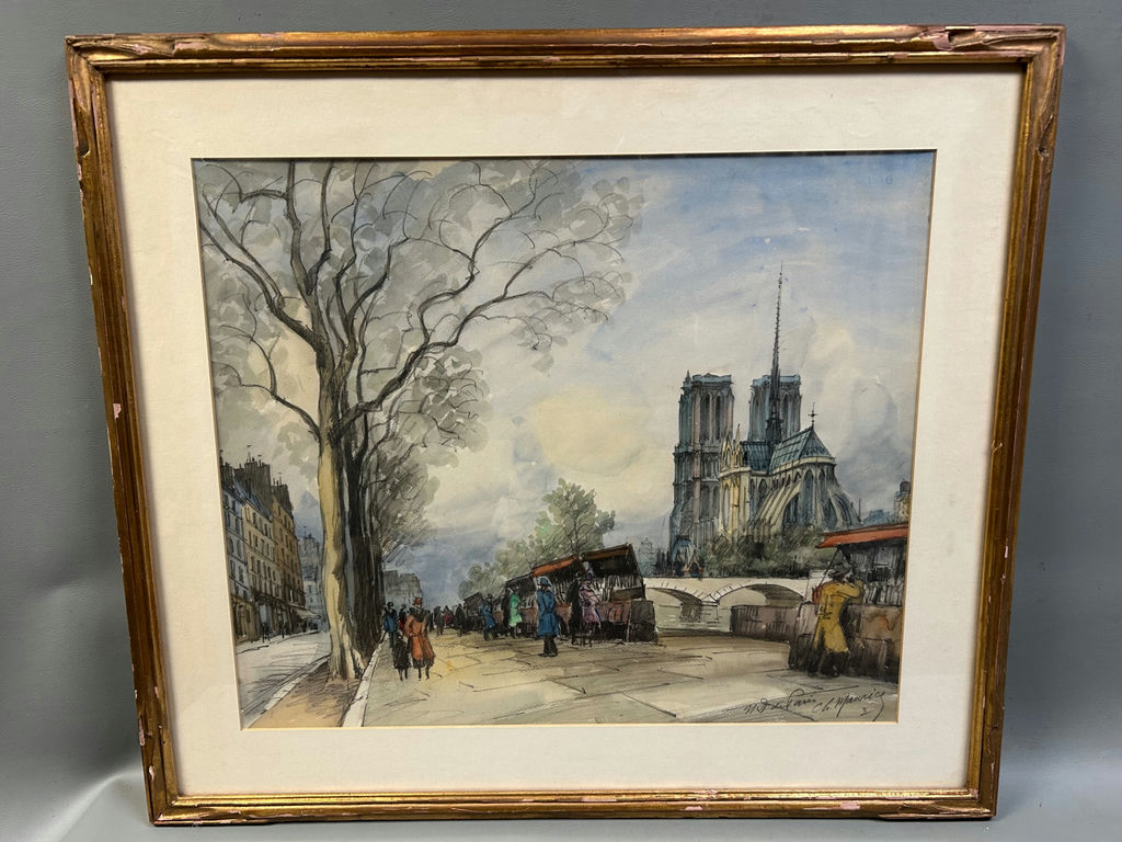 Signed Impressionist Art Lithographs - image 7 of 13