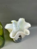 Hand Blown Art Glass Flower Vases  - thumbnail 5 of 12