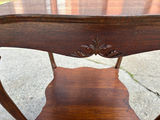 Bow Legged Scalloped Edge Side Table - thumbnail 5 of 5