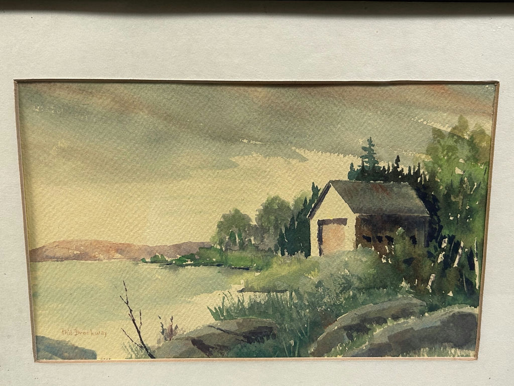 Signed Phil Brockway Watercolor Painting  - image 5 of 6