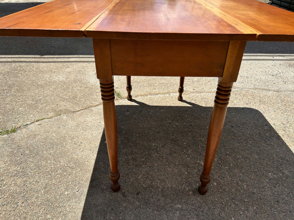 Antique Drop Leaf Maple Table - image 7 of 7