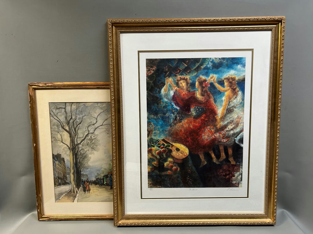 Signed Impressionist Art Lithographs  - image 1 of 13