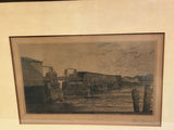 Robert R. Wiseman Bridge Scene Etching - thumbnail 7 of 7
