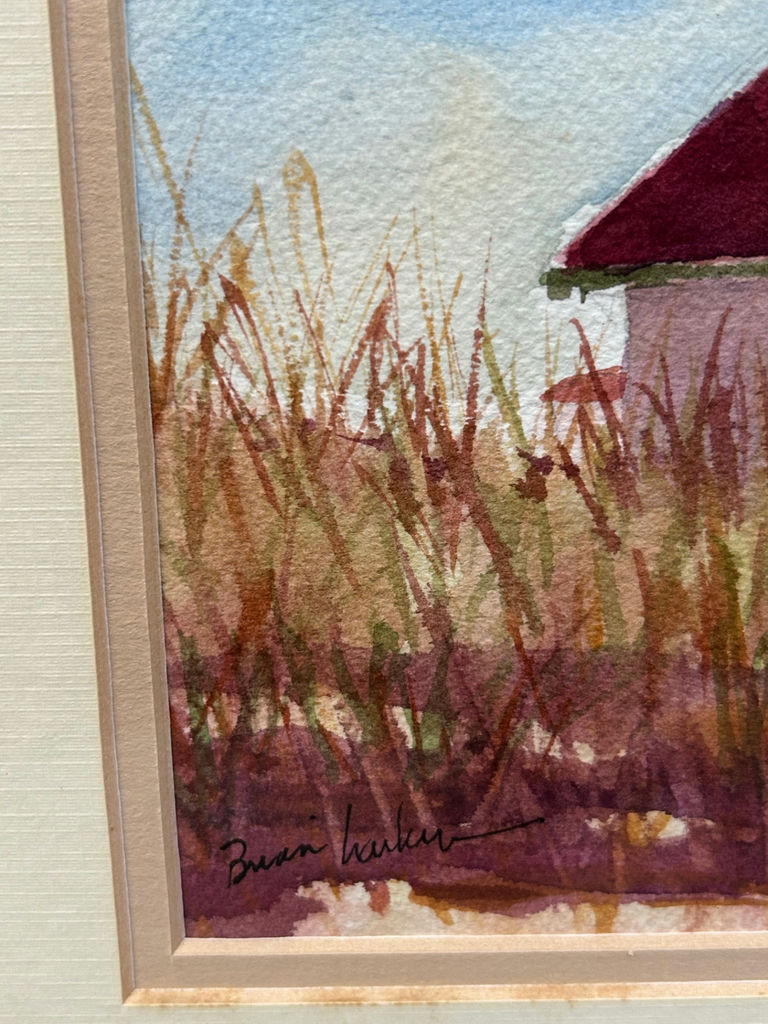Signed Brian Larkin Watercolor Painting - image 3 of 6
