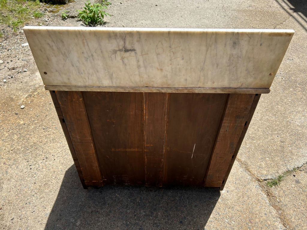 Antique Marble Top Commode - image 9 of 10