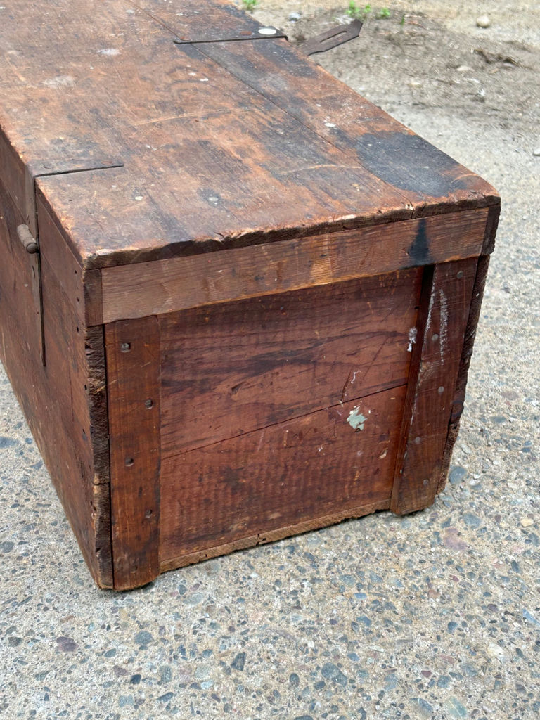 Boston Varnish Company Antique Shipping Crate  - image 5 of 7