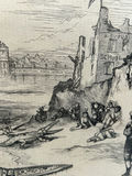 Harpers Weekly Page "The Priest and The Children"  - thumbnail 10 of 11