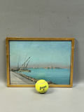 Signed Acrylic Nautical Painting on Paper  - thumbnail 5 of 6