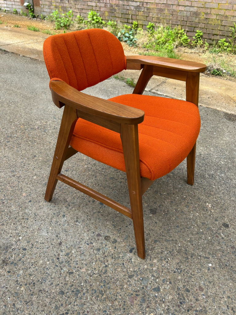 Mid-Century Upholstered Side Chair - image 4 of 7