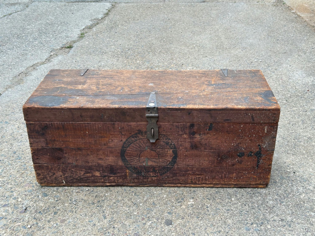 Boston Varnish Company Antique Shipping Crate - image 2 of 7