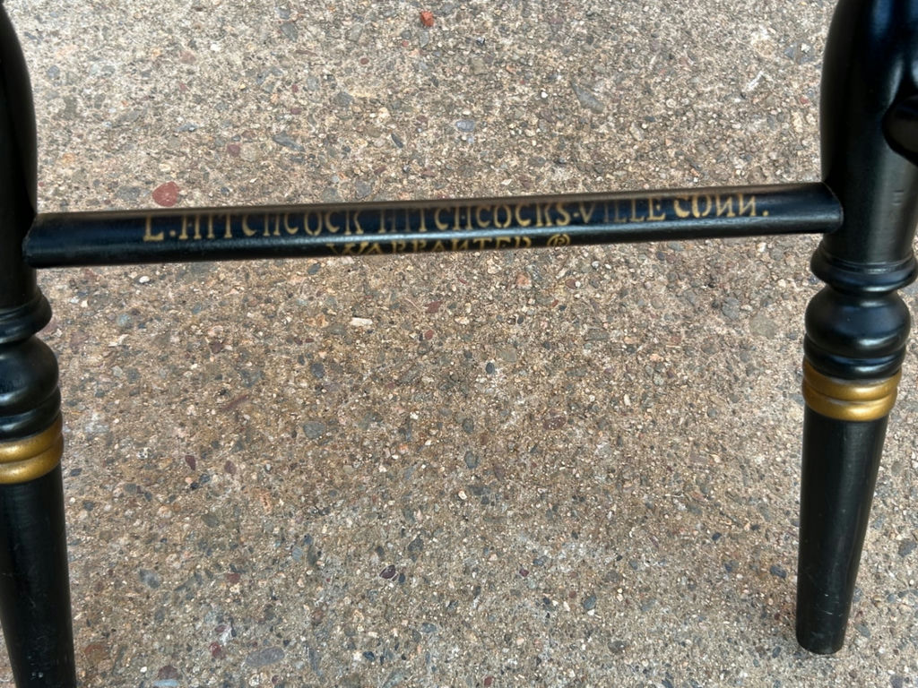 Hitchcock Cane Stenciled Bench  - image 2 of 8