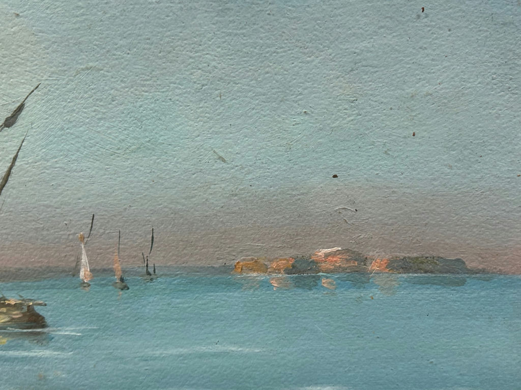 Signed Acrylic Nautical Painting on Paper - image 3 of 6