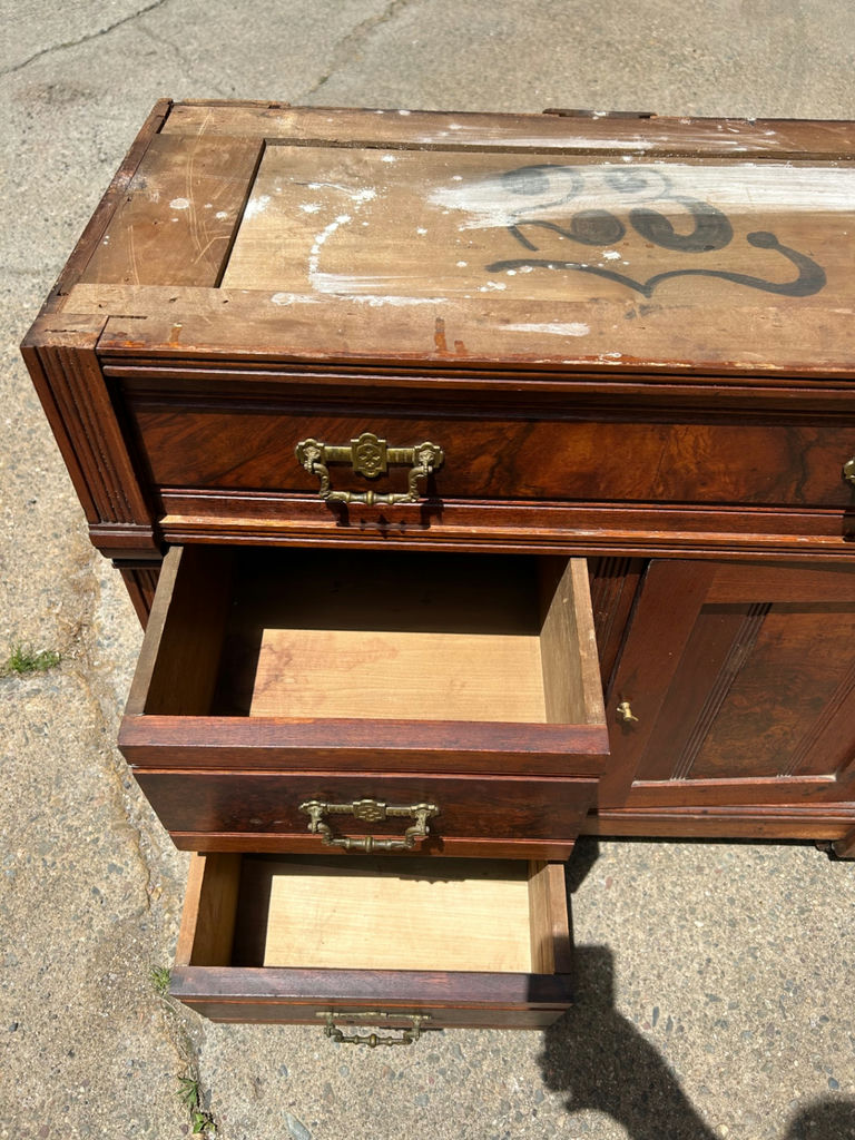 Antique Marble Top Commode - image 8 of 10