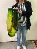 Hand Blown Art Glass Flower Vases - thumbnail 3 of 12
