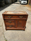 Antique Marble Top Commode  - thumbnail 2 of 10