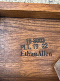 Ethan Allen Solid Oak Nesting Tables 3 - thumbnail 3 of 7