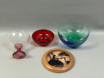 Colored Art Glass - Image 1 of 10