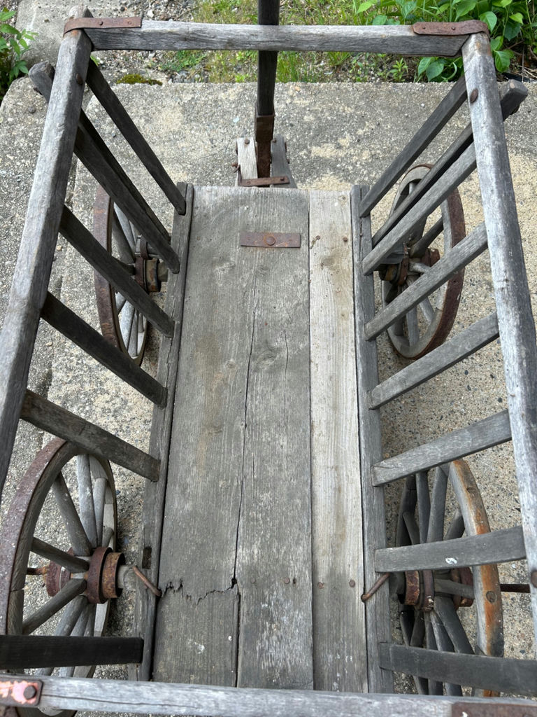 Antique Goat Cart Wagon - image 4 of 8