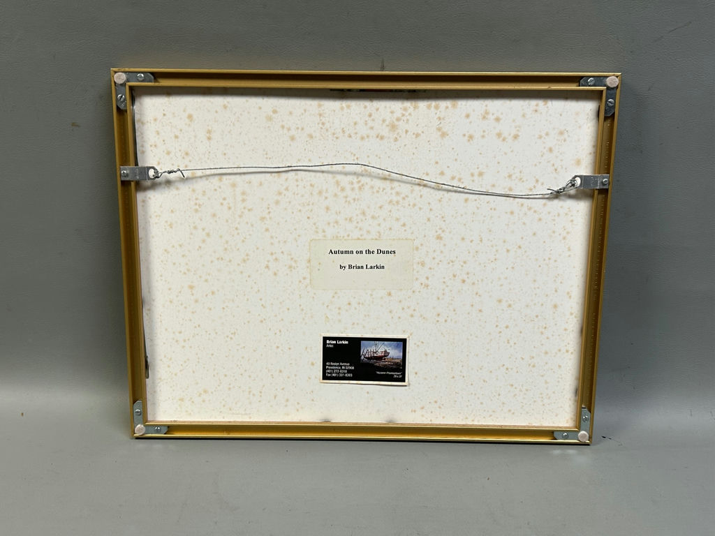 Signed Brian Larkin Watercolor Painting - image 5 of 6