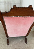 Victorian Rocker Needlepoint Upholstery - thumbnail 9 of 11