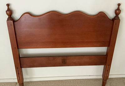Vintage Willet & Co. Solid Wood Twin Headboard - Image 1 of 3