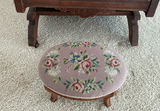 Victorian Rocker Needlepoint Upholstery - thumbnail 7 of 11